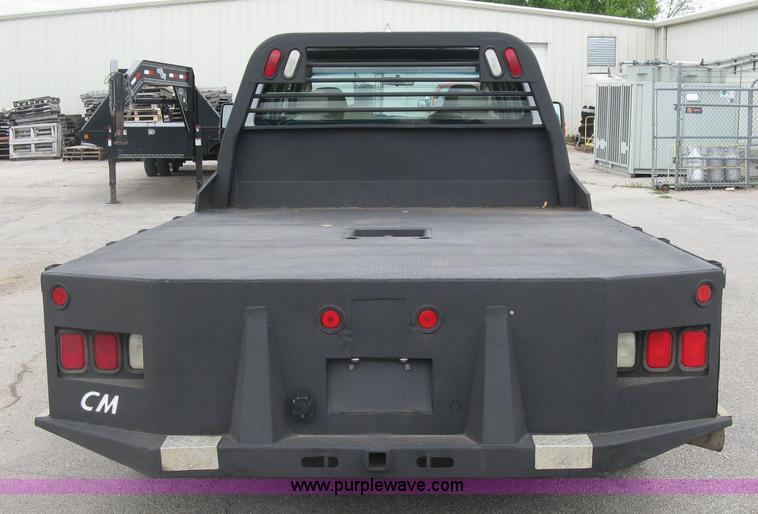 image for item H8646 2008 Ford F350 Super Duty XL Crew Cab flatbed truck