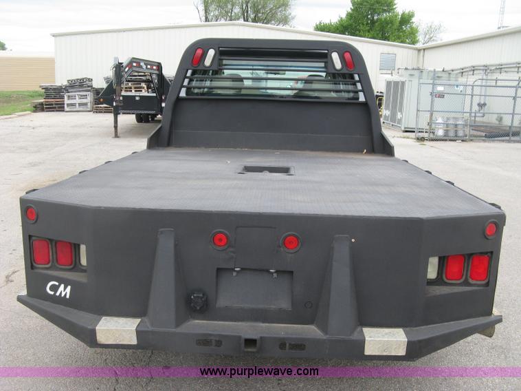 image for item H8646 2008 Ford F350 Super Duty XL Crew Cab flatbed truck