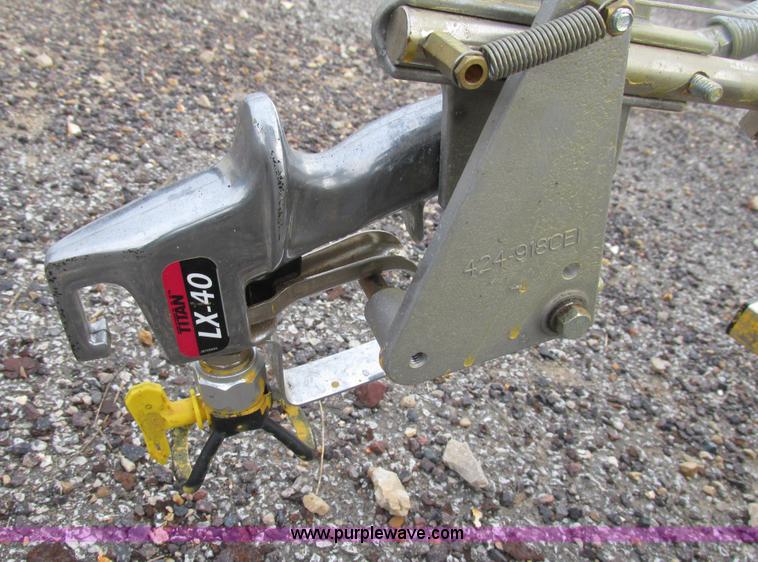 image for item K5012 Titan Speeflo Powerliner 850 mobile paint striping/parking lot striping