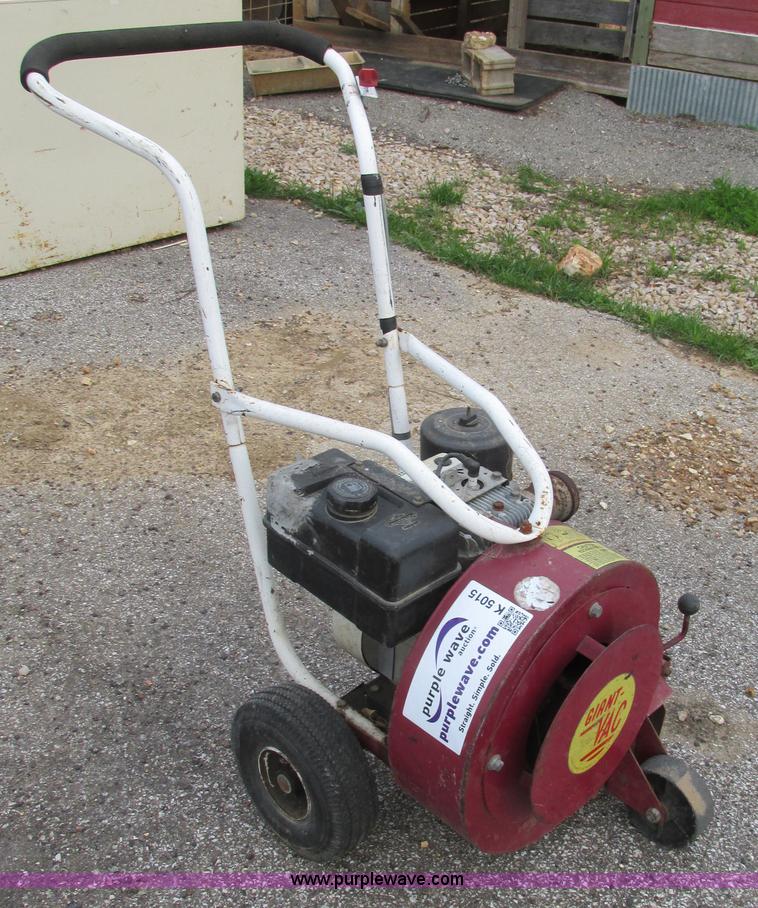 image for item K5015 Giant Vac parking lot blower