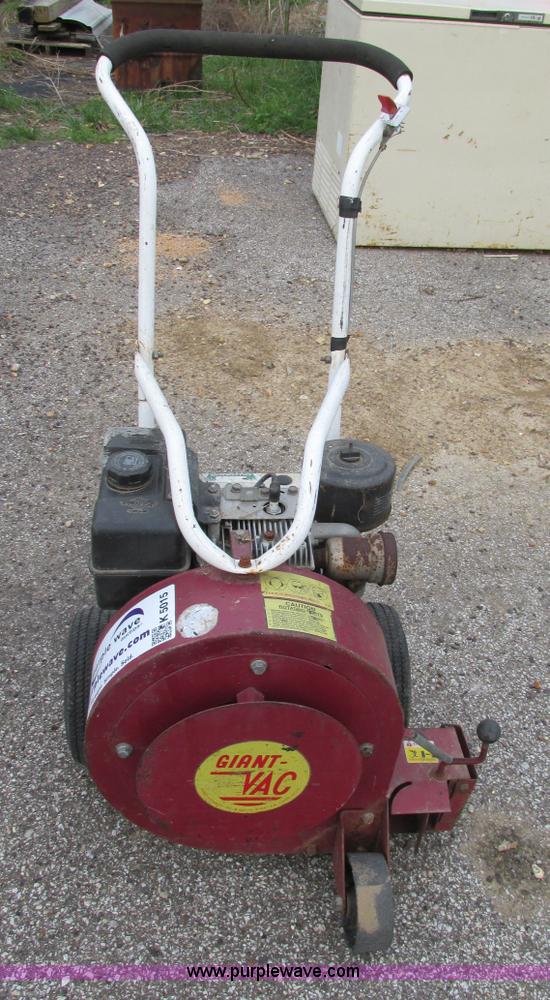 image for item K5015 Giant Vac parking lot blower