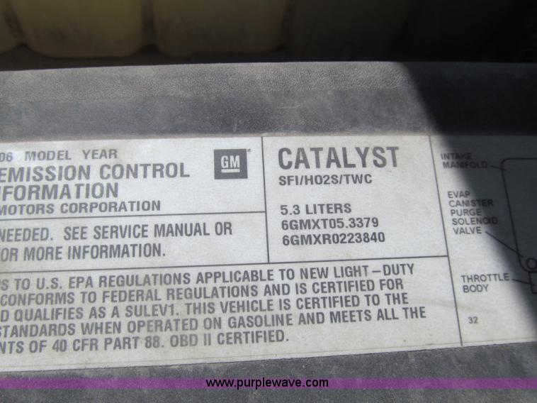 image for item K5621 2006 Chevrolet Silverado 1500 LT Ext. Cab pickup truck