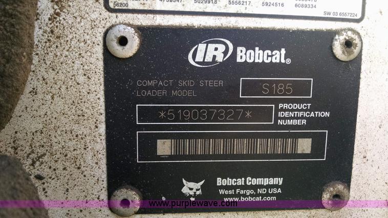 image for item Z9484 2003 Bobcat S185 skid steer
