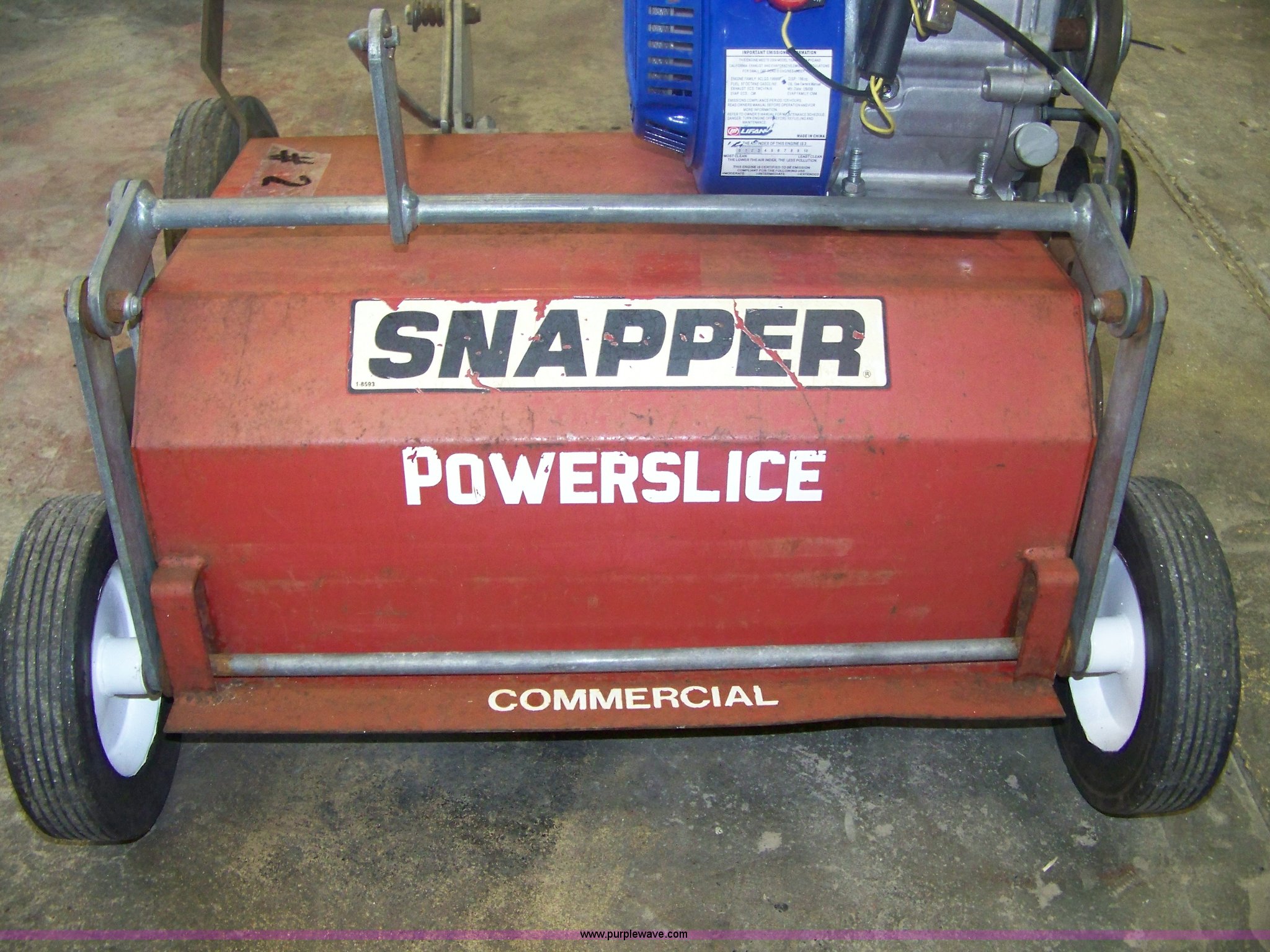 Snapper PS5000 power slice in Manhattan, KS | Item D1442 sold | Purple Wave