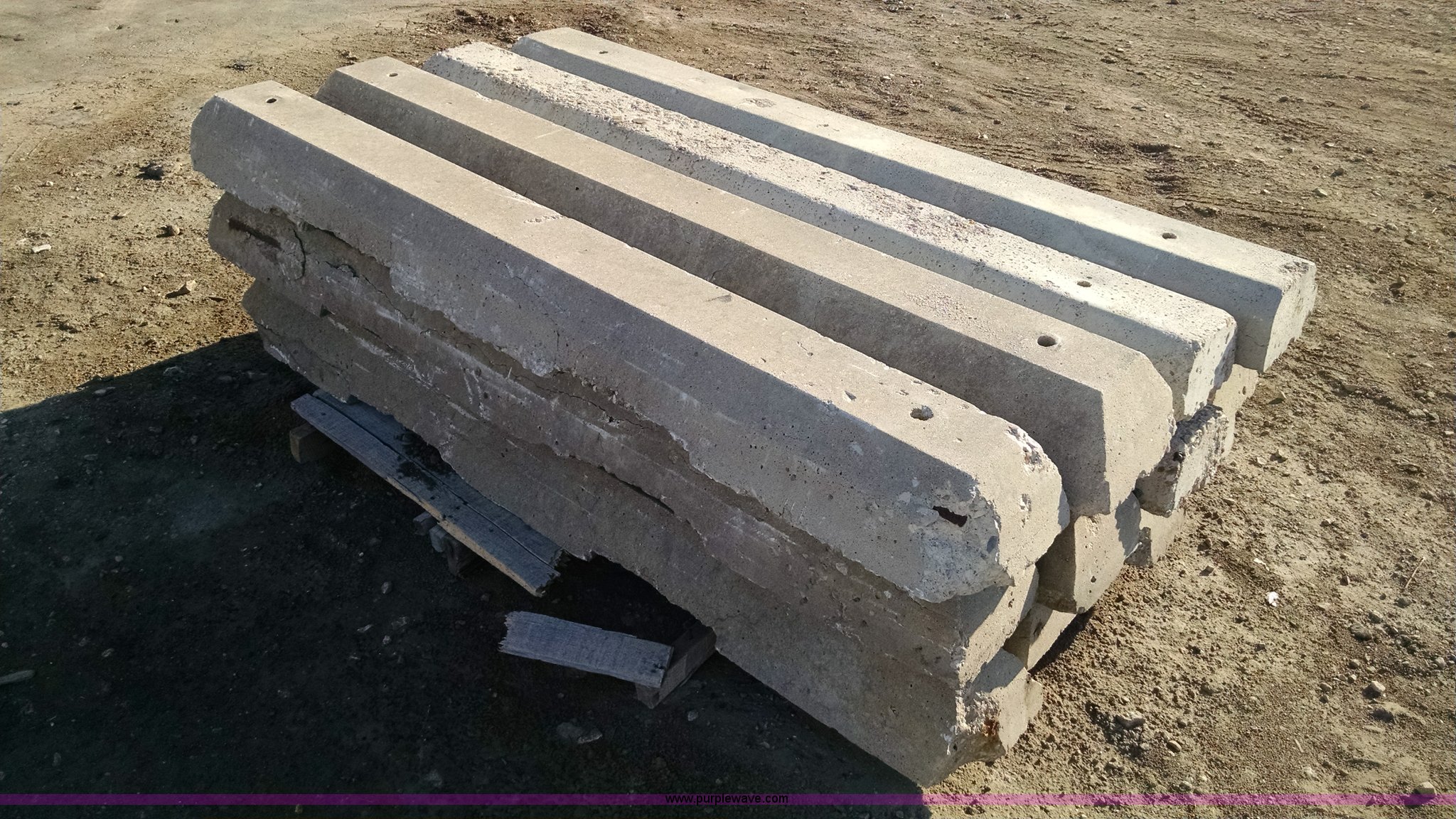 (24) concrete parking lot bumper blocks in Manhattan, KS Item D1449