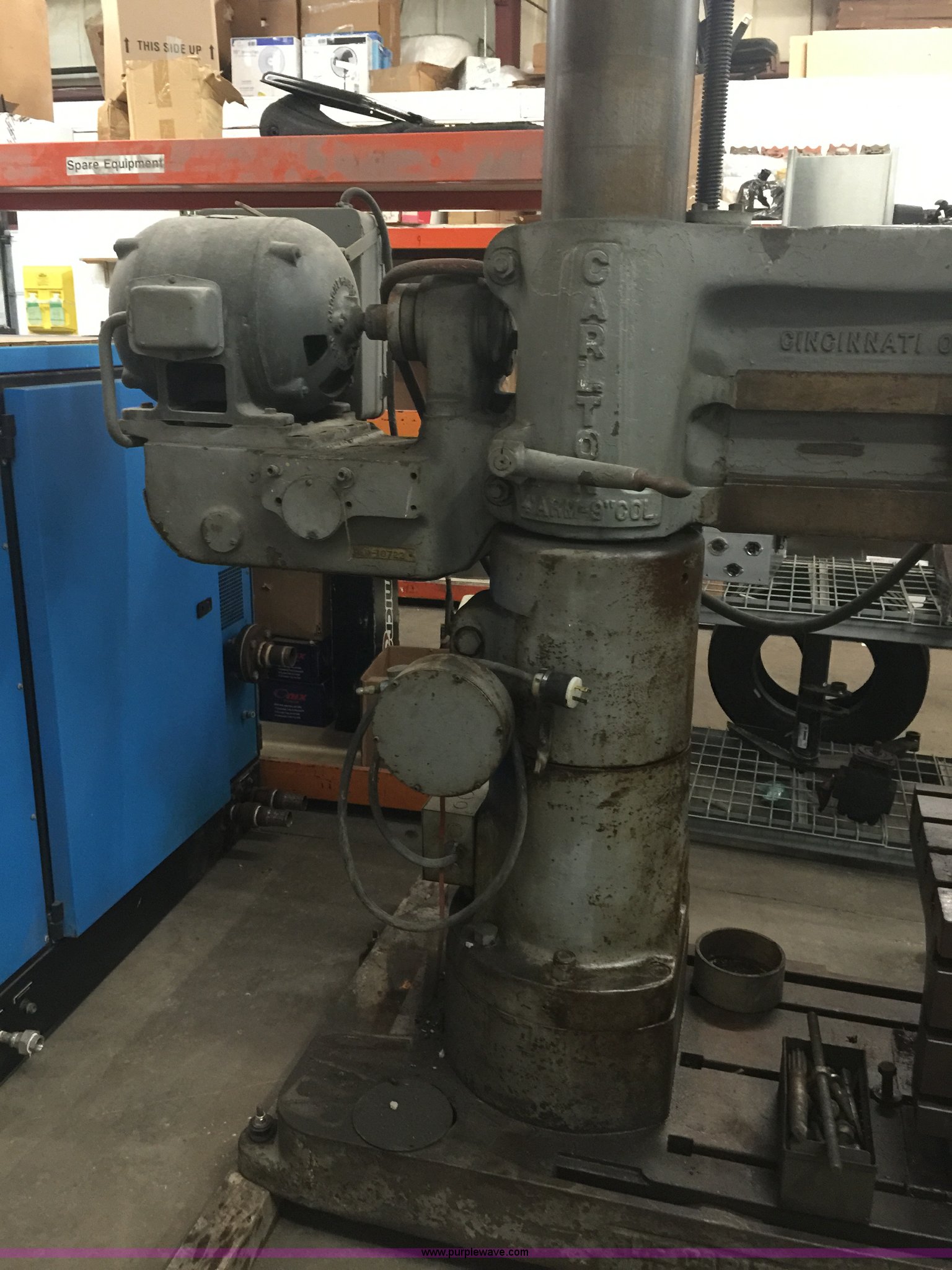 Carlton Machine radial arm drill press in Olathe, KS Item D1453 sold Purple Wave