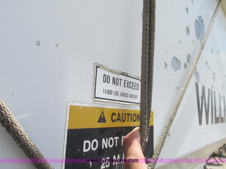 image for item B2929 Willmar UT57 fertilizer tender trailer