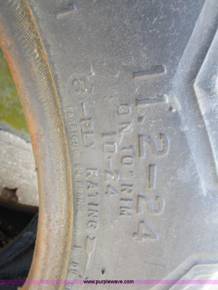 (2) Firestone 11.224 tractor tires in Elsmore, KS Item BA9310 sold