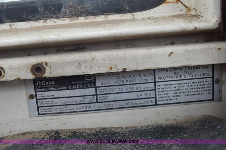 image for item E6355 Case 1570 tractor