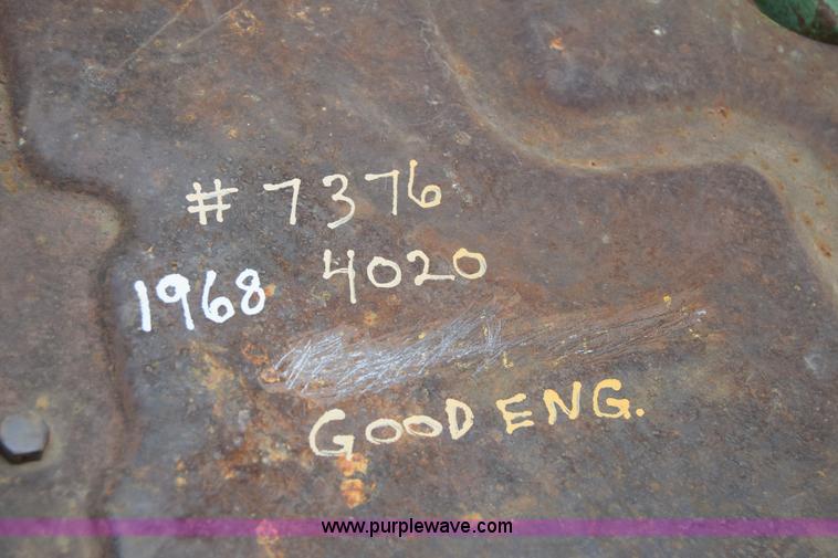 image for item E6356 1968 John Deere 4020 tractor