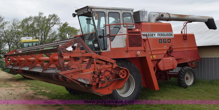 image for item E6358 Massey-Ferguson 860 combine