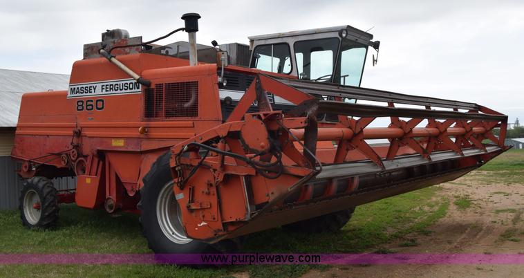 image for item E6358 Massey-Ferguson 860 combine