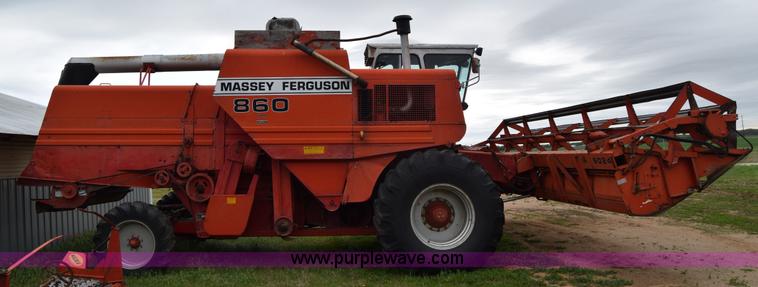 image for item E6358 Massey-Ferguson 860 combine