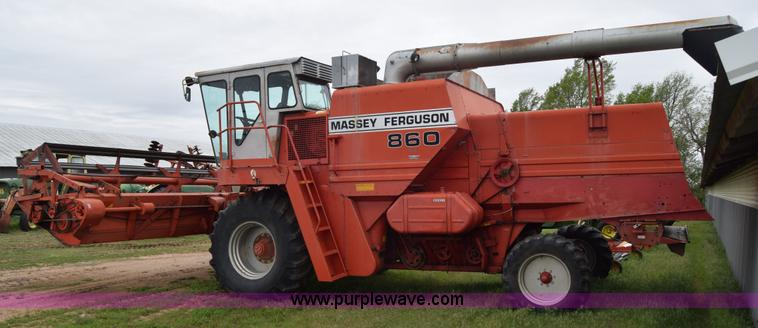 image for item E6358 Massey-Ferguson 860 combine