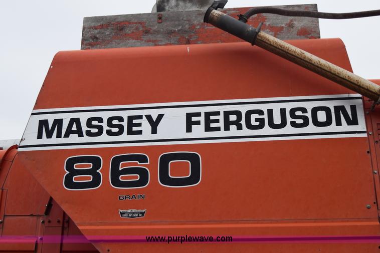 image for item E6358 Massey-Ferguson 860 combine