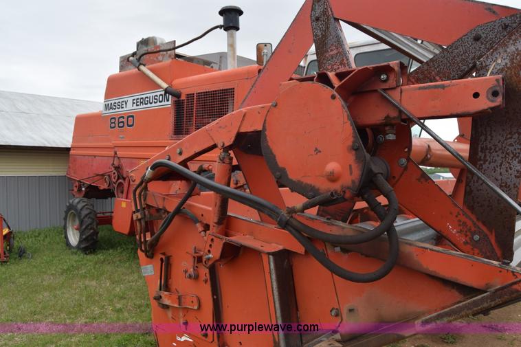 image for item E6358 Massey-Ferguson 860 combine