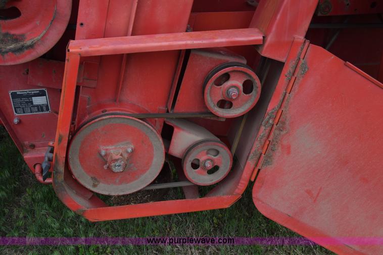 image for item E6358 Massey-Ferguson 860 combine