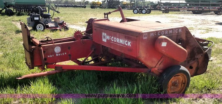 image for item F7753 International Harvester McCormick 46 small square baler
