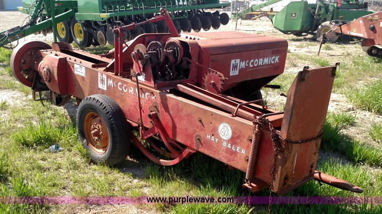 image for item F7753 International Harvester McCormick 46 small square baler