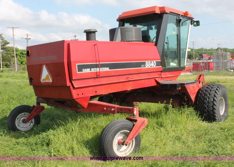 image for item H5820 1989 Case IH 8840 self-propelled windrower