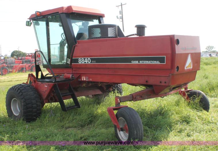 image for item H5820 1989 Case IH 8840 self-propelled windrower