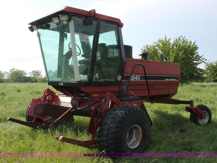 image for item H5820 1989 Case IH 8840 self-propelled windrower