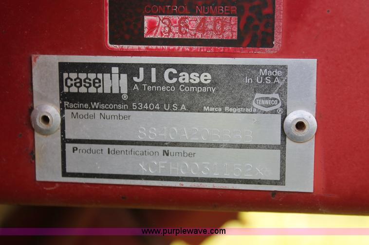 image for item H5820 1989 Case IH 8840 self-propelled windrower