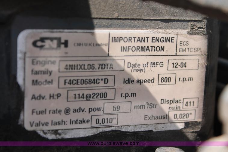 image for item H5821 2005 New Holland TS115A MFWD tractor