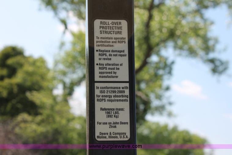 image for item H5822 2012 John Deere Z960A Z-Trak lawn mower