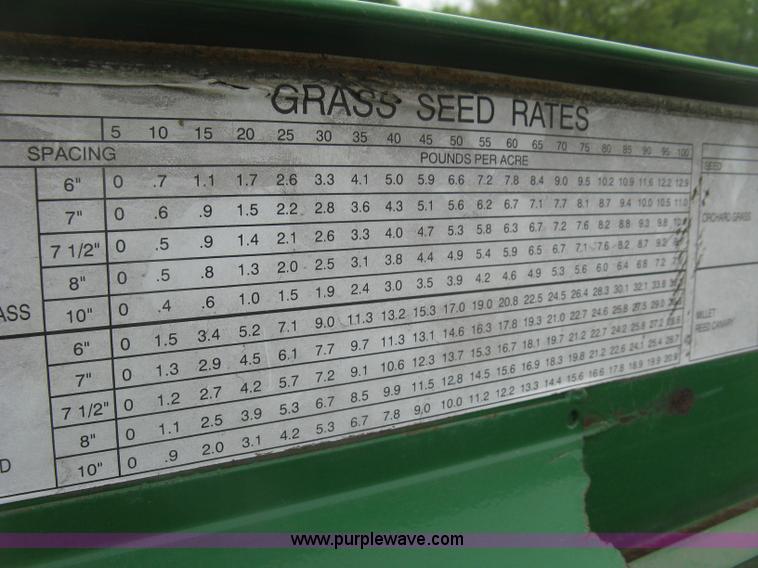 image for item H8592 2001 Great Plains 1005NG no-till drill