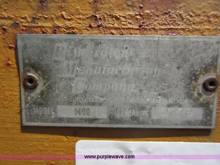 image for item I4592 Richardton multi-purpose side dump wagon