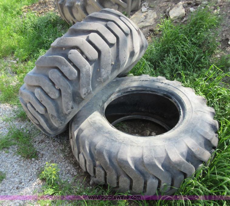 image for item I4599 (2) Goodyear 17.5-25 tires