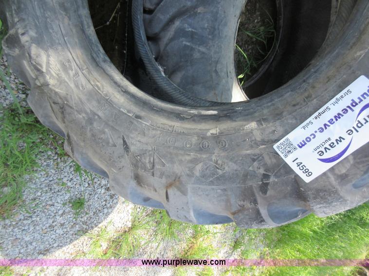 image for item I4599 (2) Goodyear 17.5-25 tires