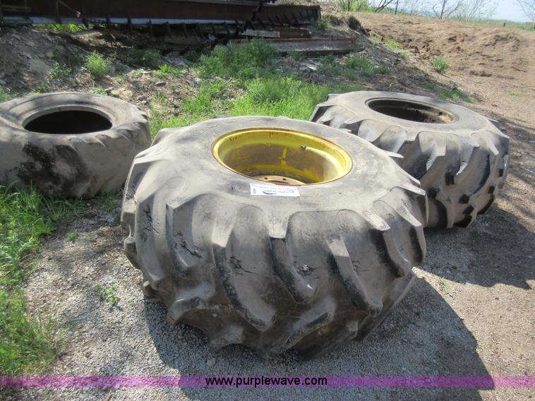 image for item I4600 (2) Goodyear 28-26 Dyna Torque tires