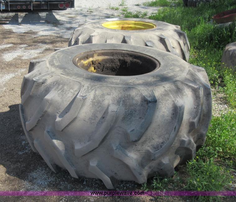 image for item I4600 (2) Goodyear 28-26 Dyna Torque tires