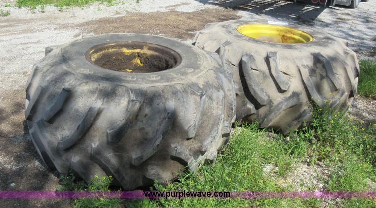 image for item I4600 (2) Goodyear 28-26 Dyna Torque tires