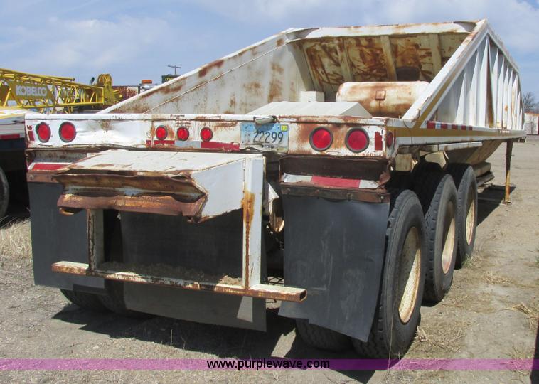 image for item A8790 1989 Ranch belly dump trailer