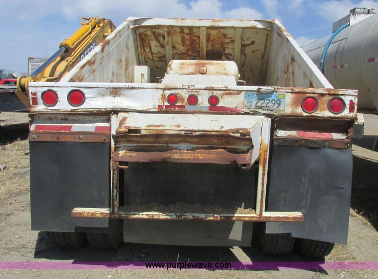 image for item A8790 1989 Ranch belly dump trailer