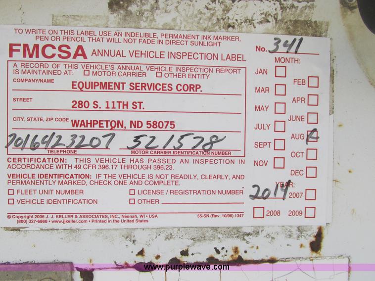 image for item A8790 1989 Ranch belly dump trailer