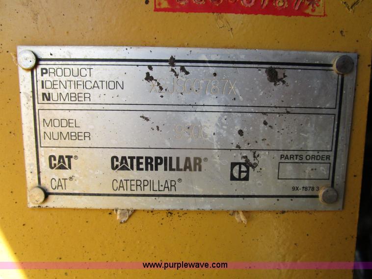 image for item D2421 1999 Caterpillar 950G wheel loader