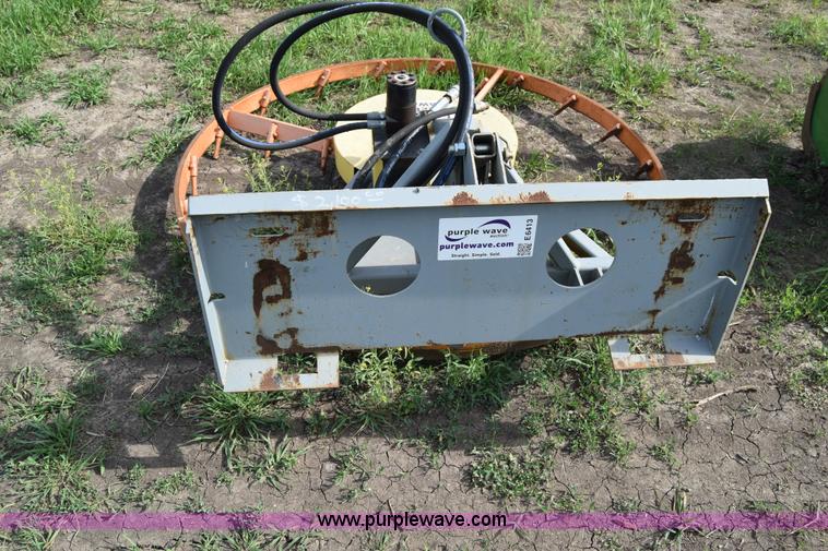 image for item E6413 Douglas Hydro rotary harrow skid steer attachment