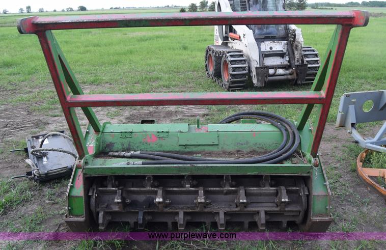image for item E6429 Fecon Bull Hog brush cutter skid steer attachment
