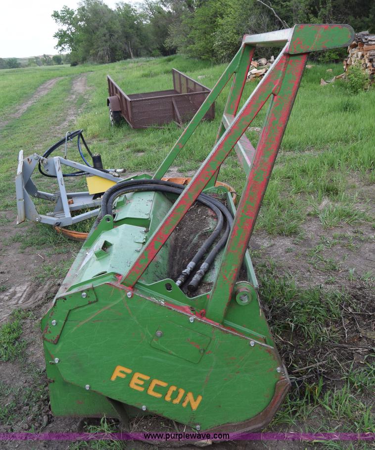 image for item E6429 Fecon Bull Hog brush cutter skid steer attachment