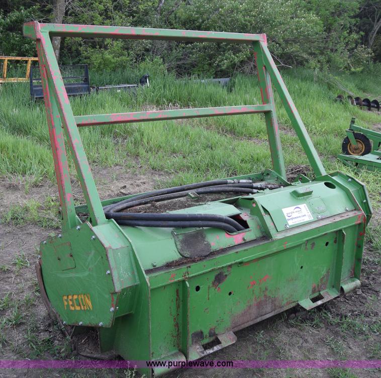 image for item E6429 Fecon Bull Hog brush cutter skid steer attachment