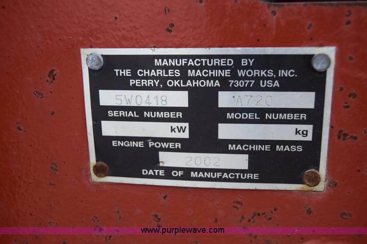 image for item E6430 2002 Ditch Witch RT70 trencher