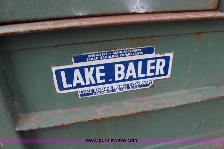 image for item F7684 Lake Bailer Mobil-Mite horizontal refuse compactor/baler