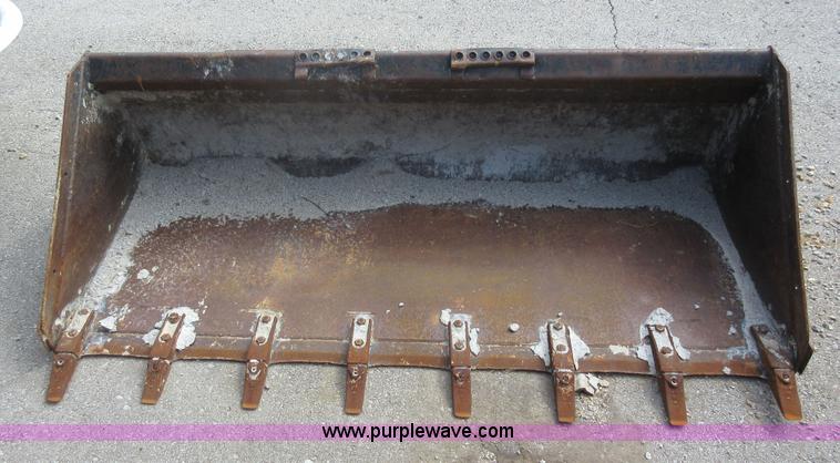 image for item G6540 80"W skid steer bucket