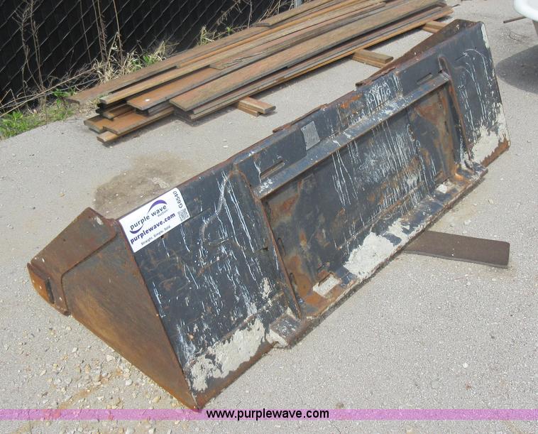image for item G6540 80"W skid steer bucket