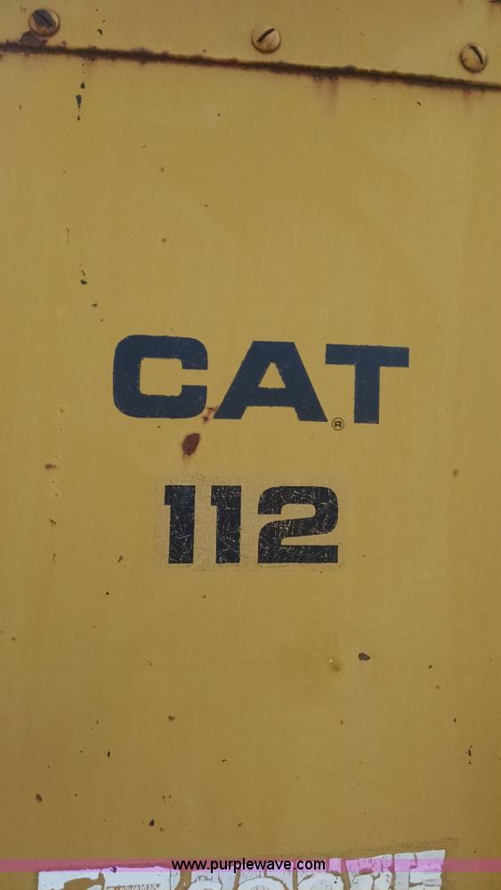 image for item G6574 1968 Caterpillar 112E motor grader