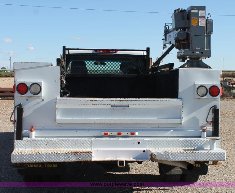 image for item H1507 2010 Chevrolet Silverado 3500 Ext. Cab utility truck with crane